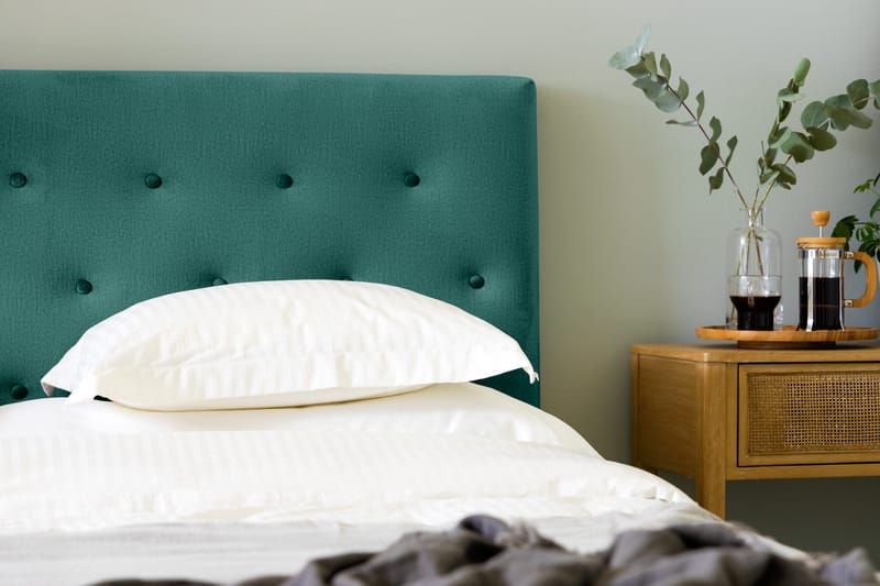 Ella Kontinentalsäng 180x200cm - Grön/Sammet - Möbler - Säng - Kontinentalsäng