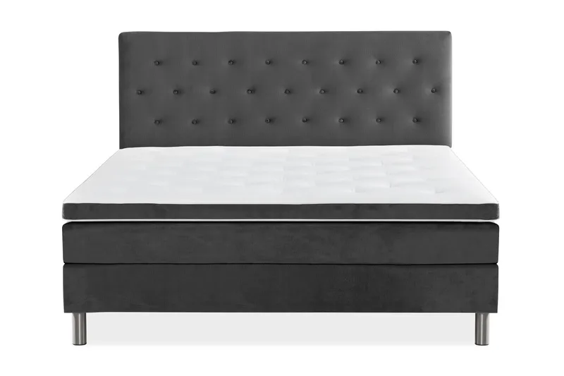 Ella Kontinentalsäng 180x200cm - Mellangrå/Sammet - Möbler - Säng - Kontinentalsäng