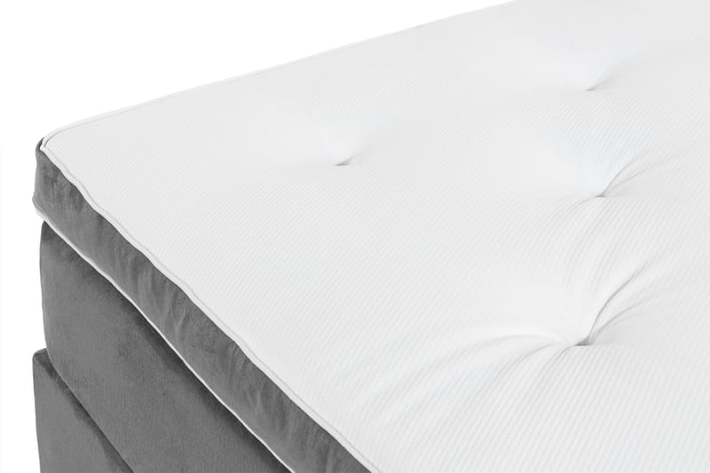 Ella Kontinentalsäng 90x200cm - Grå/Sammet - Möbler - Säng - Kontinentalsäng