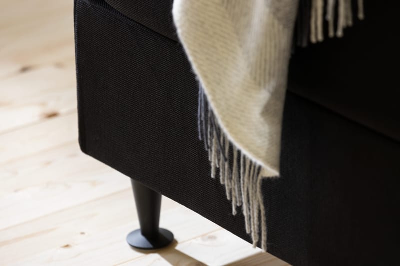 Ella Sängpaket 120x200 cm Knapp Gavel - Svart - Möbler - Säng - Kontinentalsäng