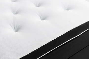 Ella Sängpaket 120x200 cm Rutig Gavel - Svart - Möbler - Säng - Kontinentalsäng