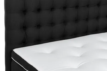 Ella Sängpaket 120x200 cm Rutig Gavel - Svart - Möbler - Säng - Kontinentalsäng