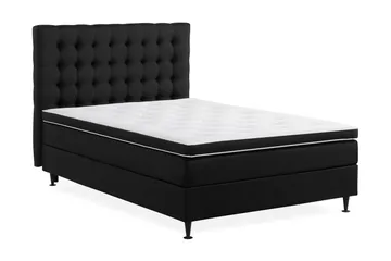 Ella Sängpaket 120x200 cm Rutig Gavel - Svart - Möbler - Säng - Kontinentalsäng