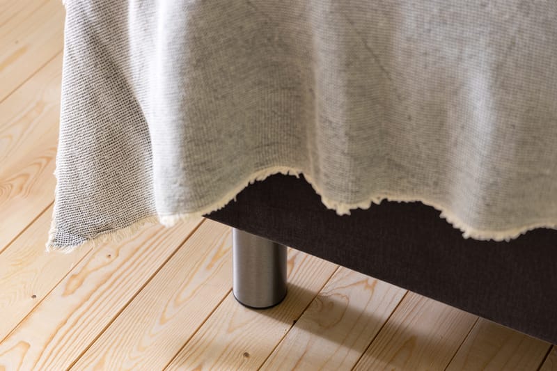 Ella Sängpaket 160x200 cm Djuphäftad Gavel - Brun/Sammet - Möbler - Säng - Komplett sängpaket