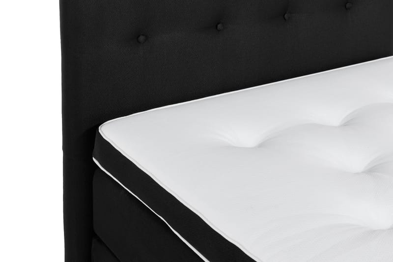 Ella Sängpaket 90x200 cm Knapp Gavel - Svart - Möbler - Säng - Komplett sängpaket