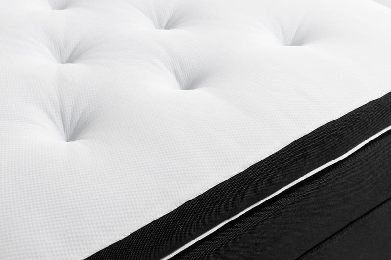 Ella Sängpaket 90x200 cm Knapp Gavel - Svart - Möbler - Säng - Komplett sängpaket
