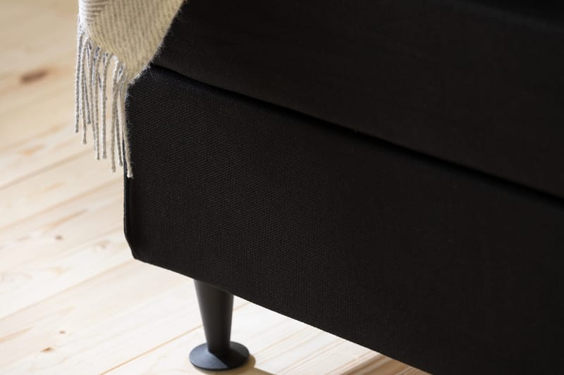 Ella Sängpaket 90x200 cm Knapp Gavel - Svart - Möbler - Säng - Kontinentalsäng