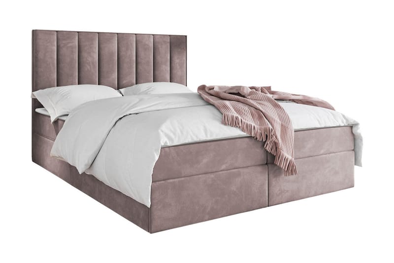 Esher Kontinentalsäng 140x200 cm Medium - Rosa - Möbler - Säng - Kontinentalsäng