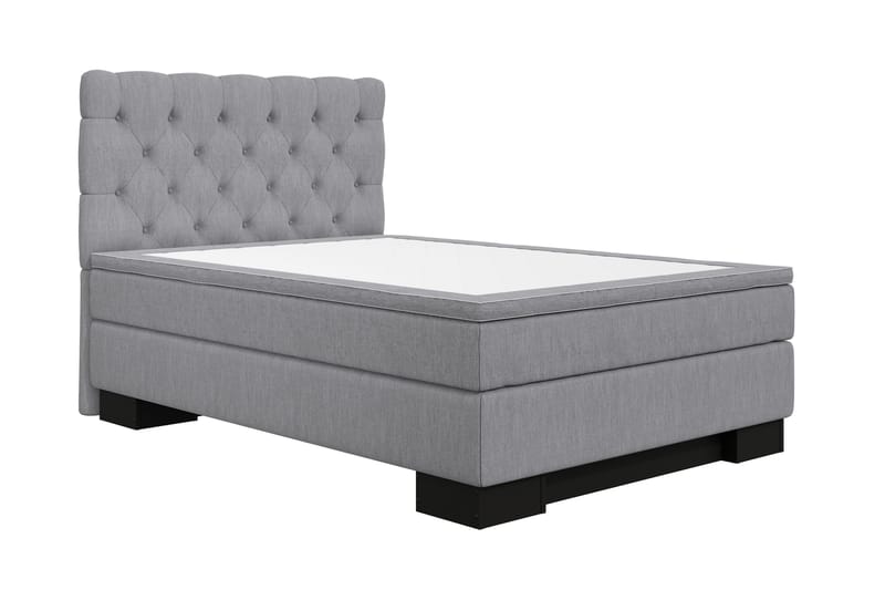 Faylor Lyx Komplett Sängpaket120x200  Ljusgrå - Ljusgrå - Möbler - Säng - Kontinentalsäng