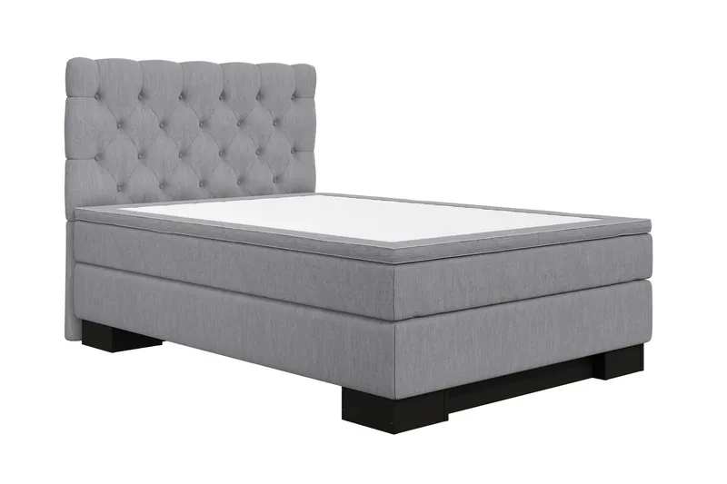 Faylor Lyx Komplett Sängpaket120x200  Ljusgrå - Ljusgrå - Möbler - Säng - Kontinentalsäng