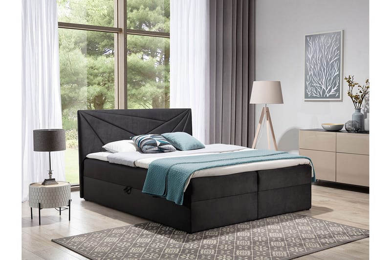 Frusci Kontinentalsäng 120x200 + Bäddmadrass - Möbler - S äng - Kontinentalsäng