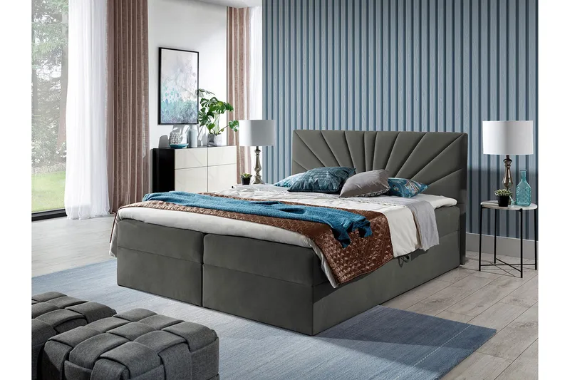 Frusci Kontinentalsäng 120x200 + Bäddmadrass - Möbler - Säng - Kontinentalsäng