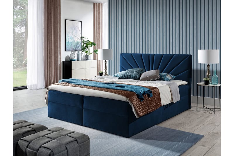 Frusci Kontinentalsäng 140x200 + Bäddmadrass - Möbler - Säng - Kontinentalsäng