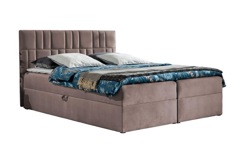 Frusci Kontinentalsäng 160x200 + Bäddmadrass - Möbler - Säng - Kontinentalsäng