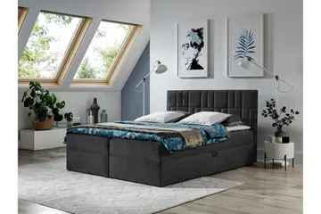 Frusci Kontinentalsäng 160x200 + Bäddmadrass - Möbler - Säng - Kontinentalsäng