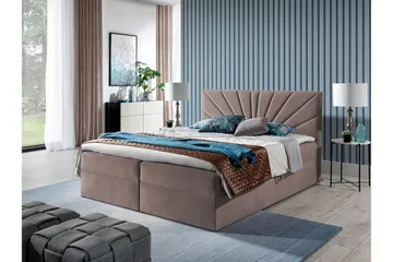 Frusci Kontinentalsäng 180x200 + Bäddmadrass - Möbler - Säng - Kontinentalsäng