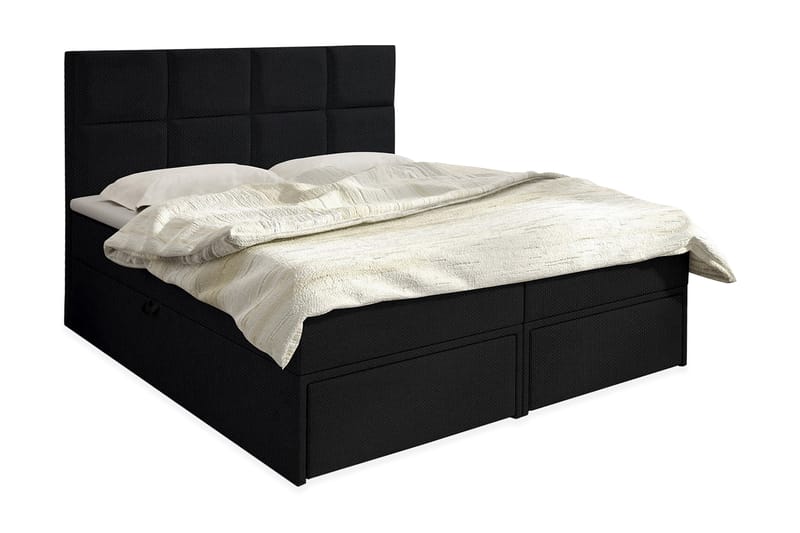 Garda Lux Kontinentalsäng 160x207 cm - Svart - Möbler - Säng - Kontinentalsäng