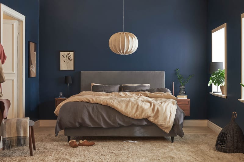 Happy Plus Sängpaket Kontinentalsäng 180x200 cm - Grå - Möbler - Säng - Komplett sängpaket