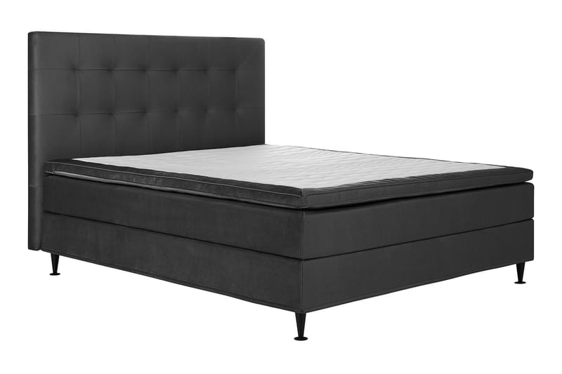 Happy Plus Sängpaket Kontinentalsäng 120x200 cm - Mörkgrå - Möbler - Säng - Komplett sängpaket