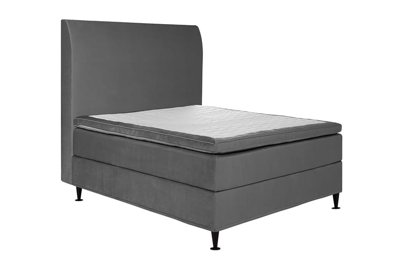 Happy Plus Sängpaket Kontinentalsäng 120x200 cm  - Grå - Möbler - Säng - Komplett sängpaket