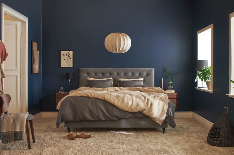Happy Plus Sängpaket Kontinentalsäng 180x200 cm - Grå - Möbler - Säng - Komplett sängpaket