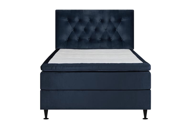 Happy Plus Sängpaket Kontinentalsäng 120x200 cm - Mörkblå - Komplett sängpaket - Kontinentalsäng