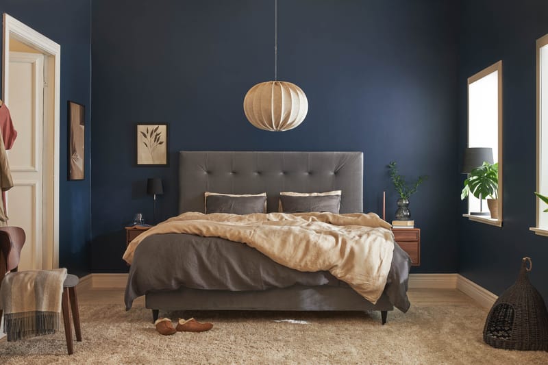 Happy Plus Sängpaket Kontinentalsäng 180x200 cm - Grå - Möbler - Säng - Komplett sängpaket