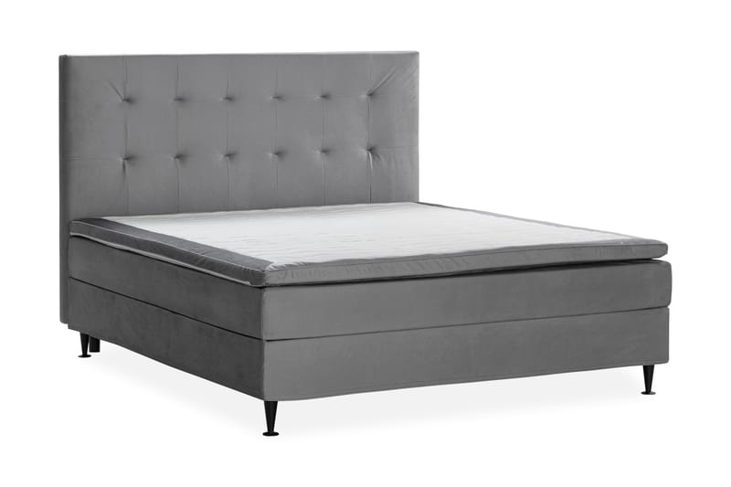 Happy Plus Sängpaket Kontinentalsäng 160x200 - Grå - Möbler - Säng - Kontinentalsäng