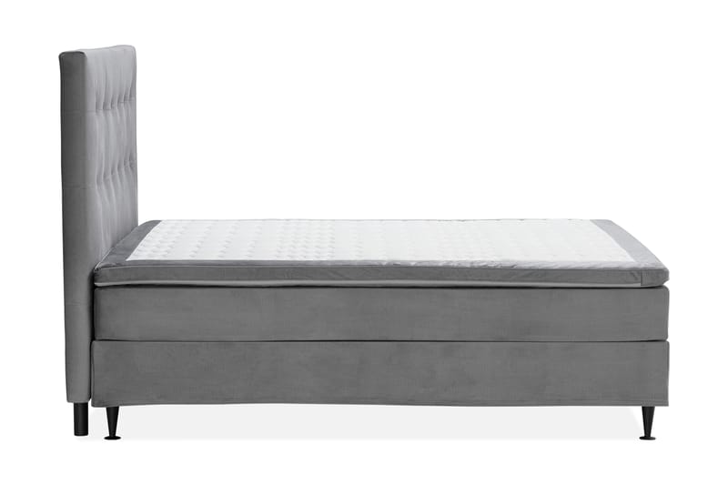 Happy Plus Sängpaket Kontinentalsäng 180x200 cm - Grå - Möbler - Säng - Komplett sängpaket