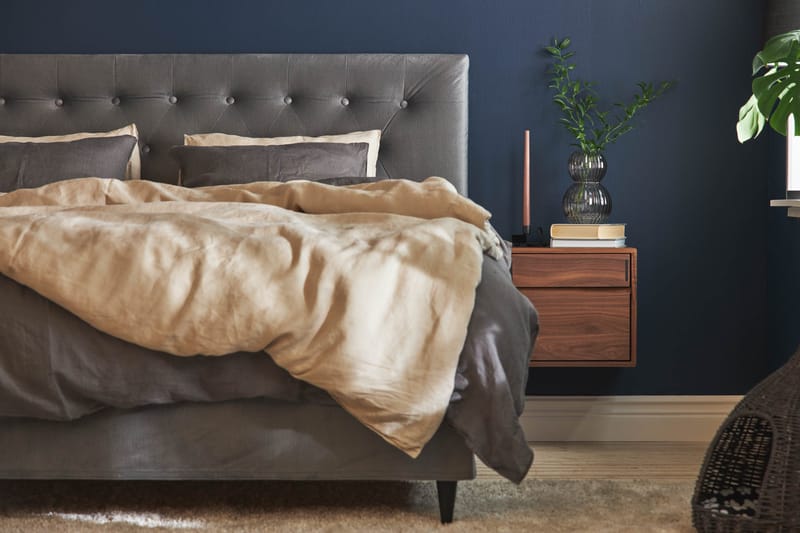 Happy Plus Sängpaket Kontinentalsäng 180x200 cm - Grå - Möbler - Säng - Kontinentalsäng