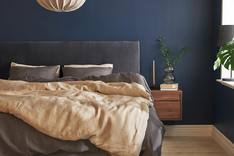 Happy Plus Kontinentalsäng 160x200Mörkgrå - Mörkgrå - Möbler - Säng - Kontinentalsäng