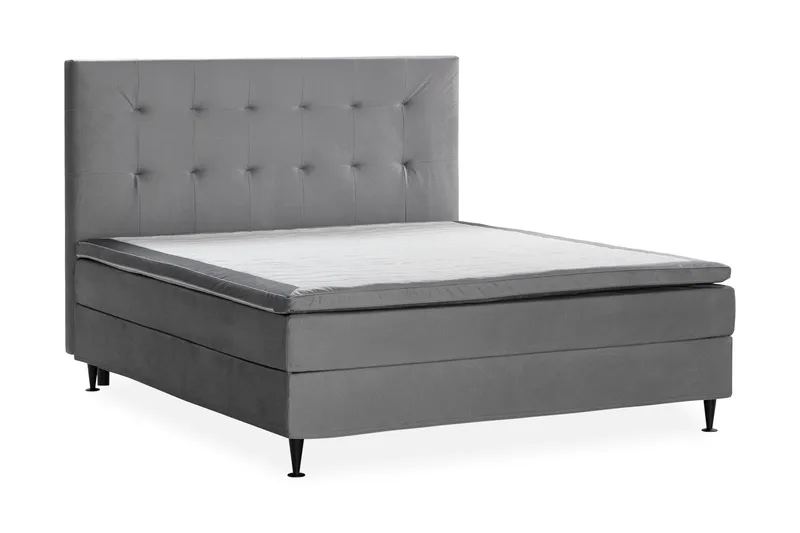 Happy Plus Sängpaket Kontinentalsäng 180x200 cm - Grå - Möbler - Säng - Kontinentalsäng