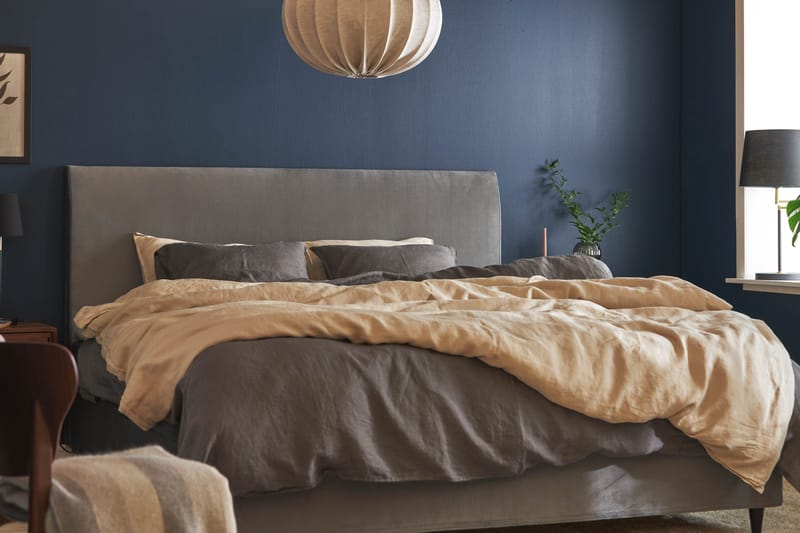 Happy Plus Sängpaket Kontinentalsäng 180x200 cm - Grå - Möbler - Säng - Kontinentalsäng