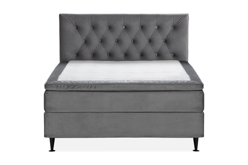 Happy Plus Sängpaket Kontinentalsäng 140x200 cm, Grå