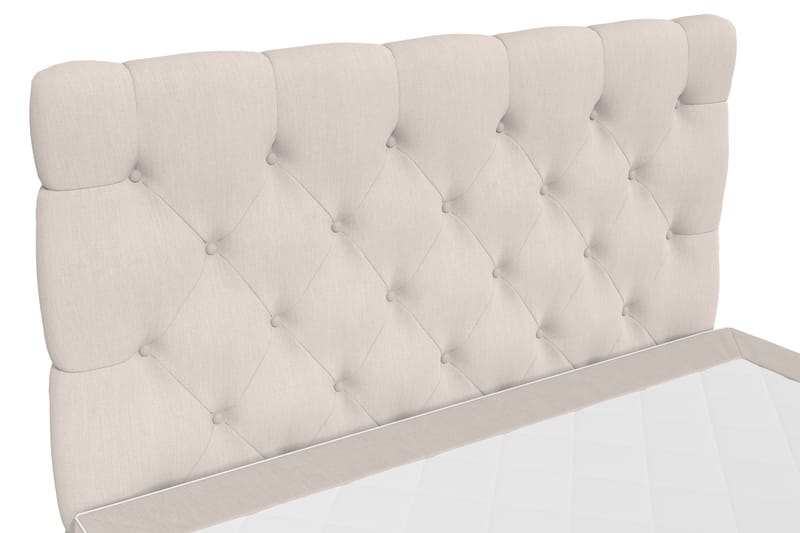 Hilton Lyx Komplett Sängpaket140x200  Beige - Beige - Möbler - Säng - Komplett sängpaket