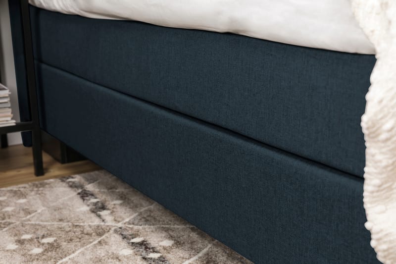 Hilton Lyx Komplett Sängpaket140x200  Mörkblå - Mörkblå - Möbler - Säng - Komplett sängpaket