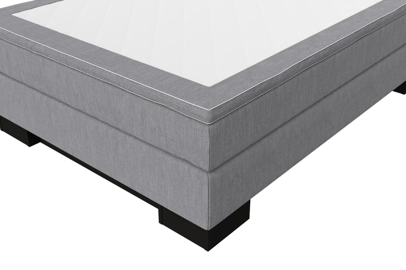 Hilton Lyx Komplett Sängpaket140x210  Ljusgrå - Ljusgrå - Möbler - Säng - Komplett sängpaket