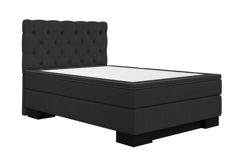 Hilton Lyx Komplett Sängpaket140x210  Svart - Svart - Möbler - Säng - Komplett sängpaket