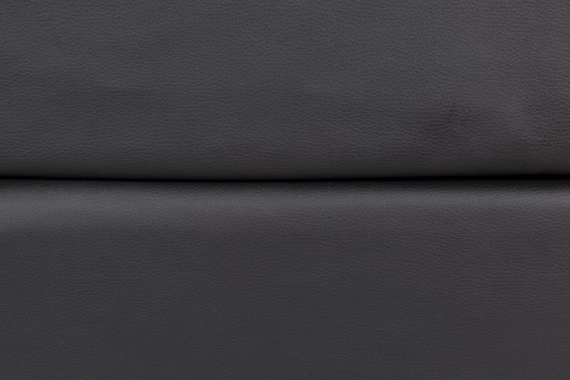 Hilton Lyx Komplett Sängpaket160  Svart PU Ek Fyrkantig - Svart PU Ek Fyrkantig - Möbler - Säng - Komplett sängpaket