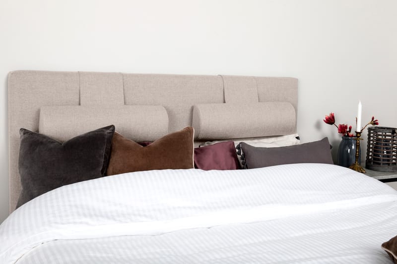 Hilton Lyx Komplett Sängpaket160x200  Beige - Beige - Möbler - Säng - Komplett sängpaket