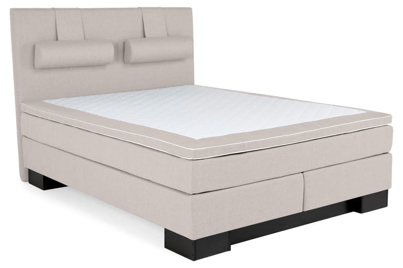 Hilton Lyx Komplett Sängpaket160x200  Beige - Beige - Möbler - Säng - Komplett sängpaket