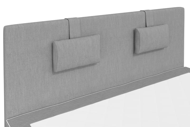 Hilton Lyx Komplett Sängpaket160x200  Ljusgrå - Ljusgrå - Möbler - Säng - Komplett sängpaket