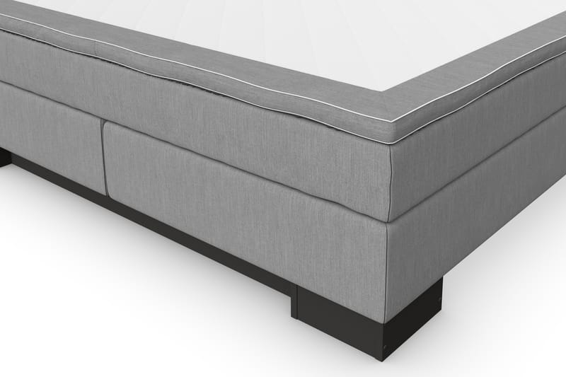 Hilton Lyx Komplett Sängpaket160x200  Ljusgrå - Ljusgrå - Möbler - Säng - Komplett sängpaket