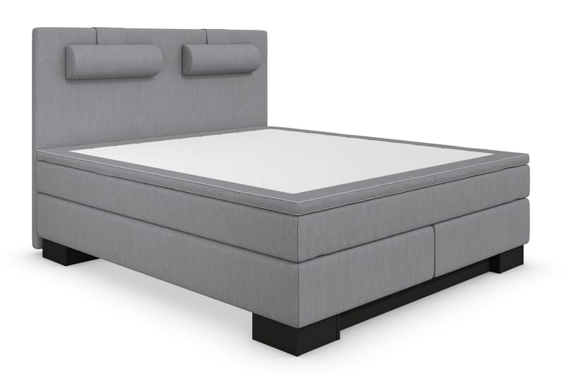 Hilton Lyx Komplett Sängpaket160x200 - Ljusgrå - Komplett sängpaket - Kontinentalsäng - Dubbelsäng