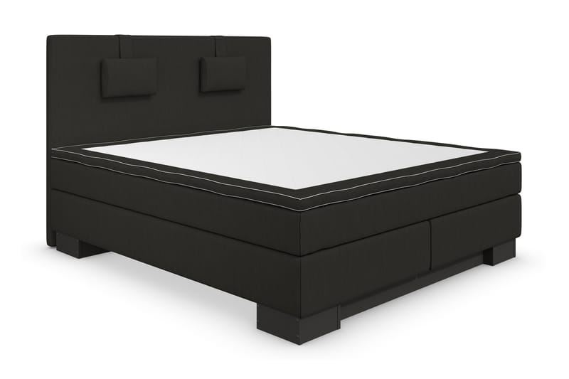 Hilton Lyx Komplett Sängpaket160x200  Svart - Svart - Möbler - Säng - Komplett sängpaket