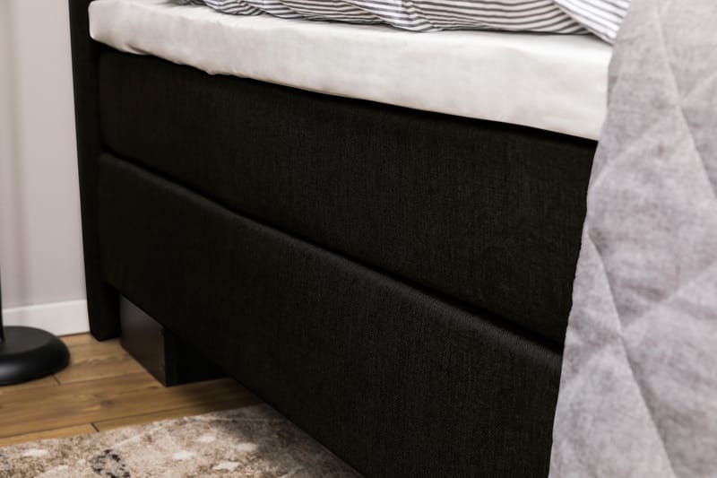 Hilton Lyx Komplett Sängpaket160x200 - Svart - Möbler - Säng - Komplett sängpaket