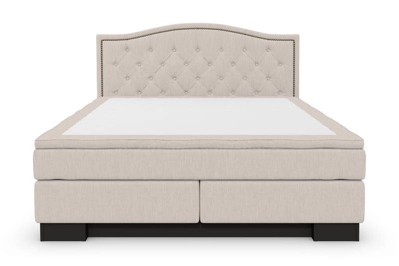 Hilton Lyx Komplett Sängpaket160x210 Amiral Sänggavel - Beige - Möbler - Säng - Komplett sängpaket