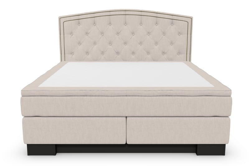Hilton Lyx Komplett Sängpaket160x210 Amiral Sänggavel - Beige - Möbler - Säng - Komplett sängpaket