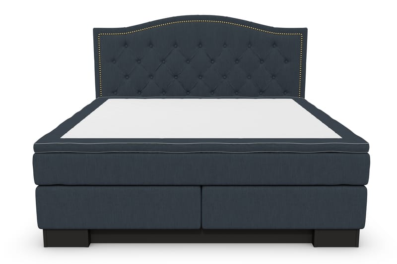 Hilton Lyx Komplett Sängpaket160x210 Amiral Sänggavel - Mörkblå - Möbler - Säng - Komplett sängpaket