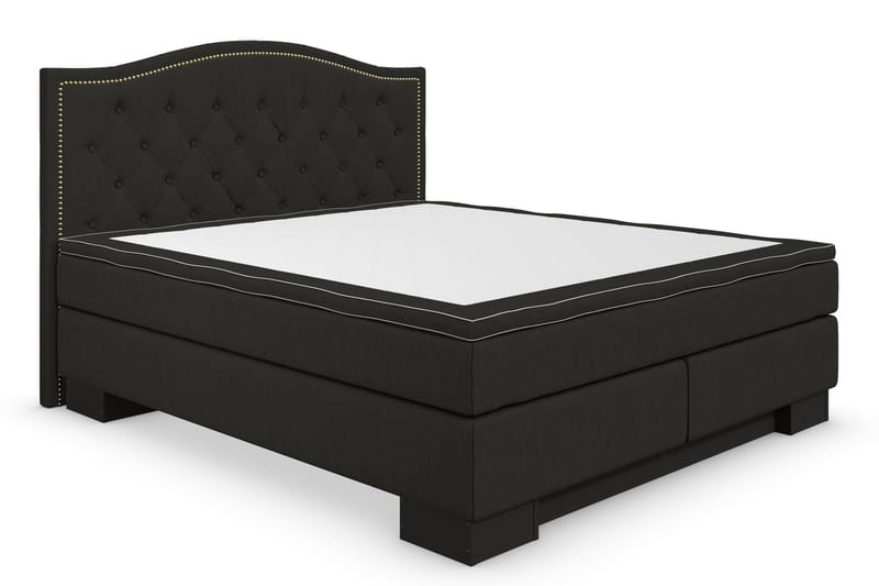Hilton Lyx Komplett Sängpaket160x210 Amiral Sänggavel - Svart - Möbler - Säng - Komplett sängpaket